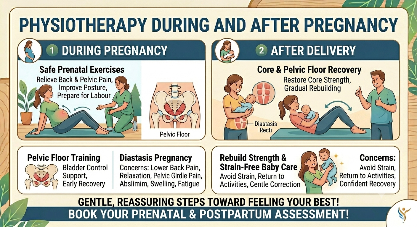 Physiotherapy During and After Pregnancy